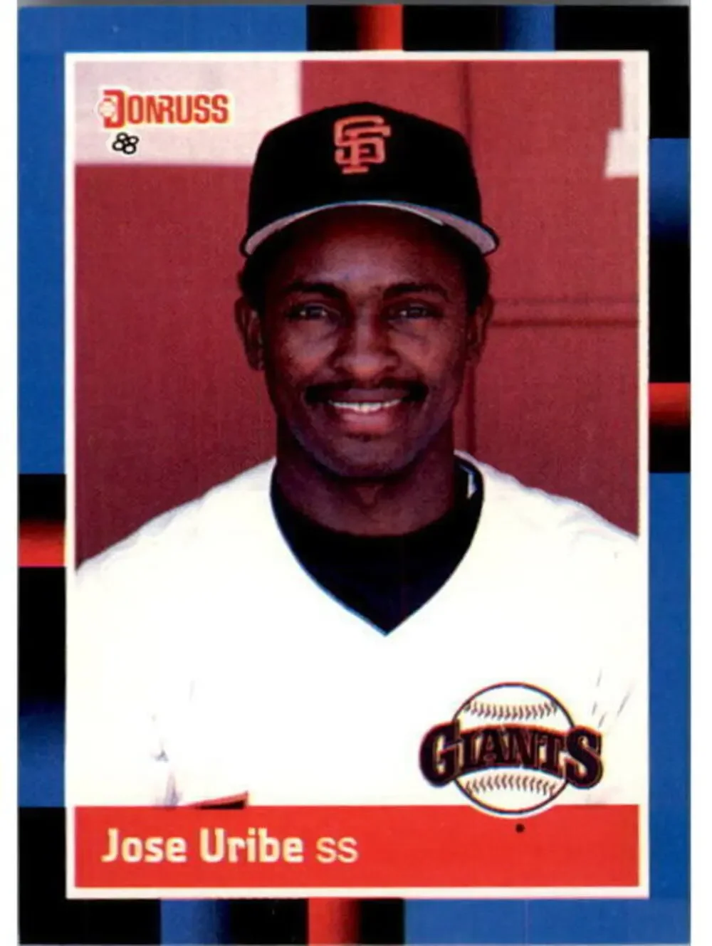 1988 Jose Uribe Donruss Baseball Card #559